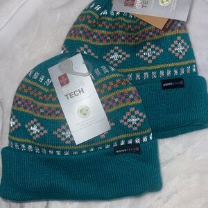 Swiss Tech Winter Beanies – Mother & Daughter Set or Sold Separately